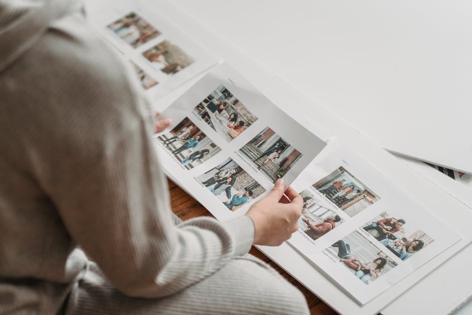 High quality printed wedding photo album